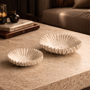 The Scalloped Travertine Bloom