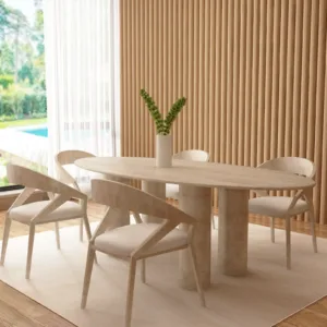 the Solstice Elliptical Dining Table