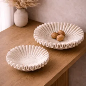 The Scalloped Travertine Bloom