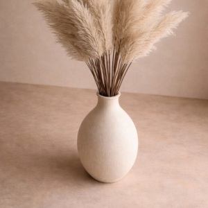 The Alabaster Plumage Minimalist Vessel