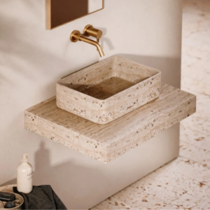 Travertine Sink Pietra Vanity
