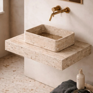 Travertine Sink Pietra Vanity