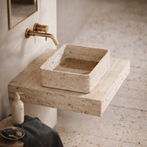 Travertine Sink Pietra Vanity
