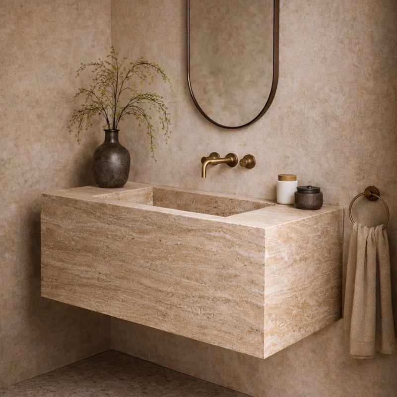Travertine Sink Vinci Travertine Sink Vinci