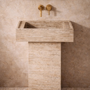 Travertine Sink Born In Roma