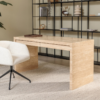 The Roman Travertine Executive Bureau Table