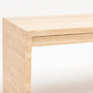 The Roman Travertine Executive Bureau Table